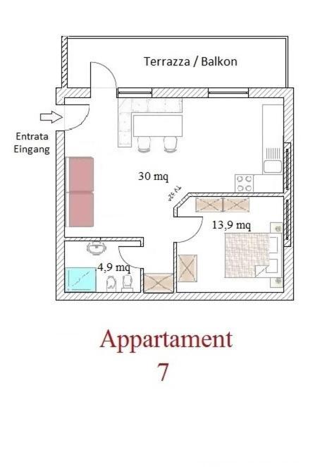 Sexten Residence Kramhuter חדר תמונה
